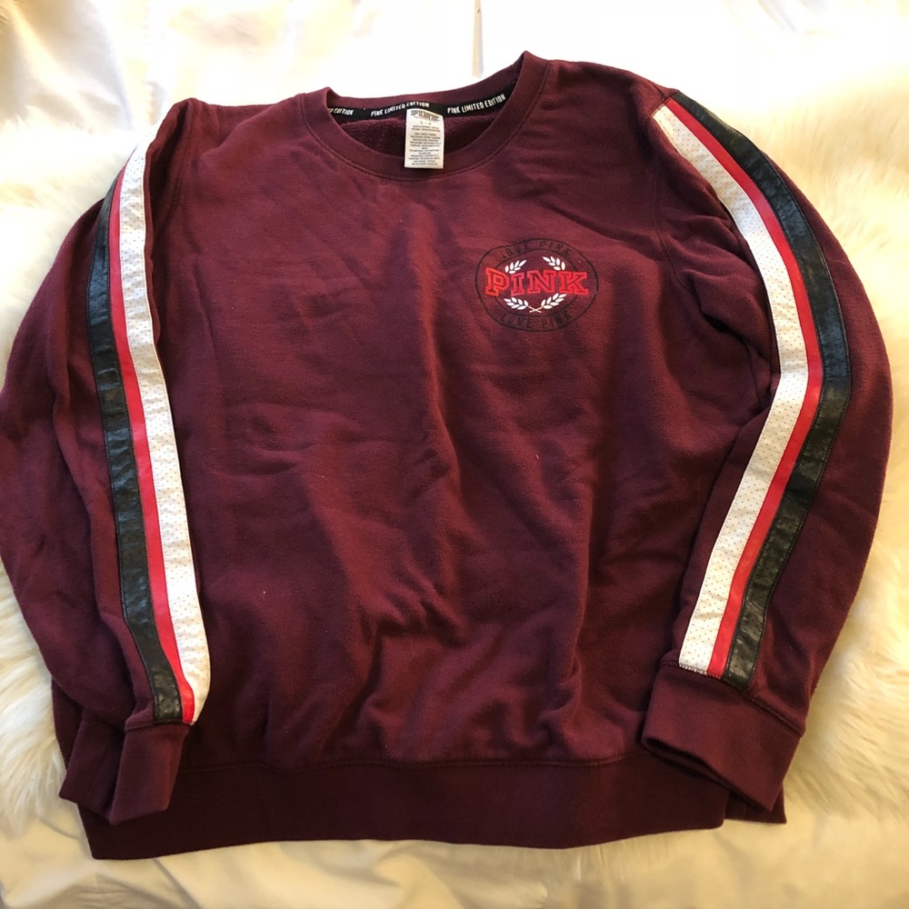 Maroon PINK Limited edition sweater